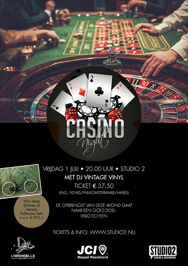 Casino Night - evenement | Ontdek Meppel | Weet wat er speelt. 