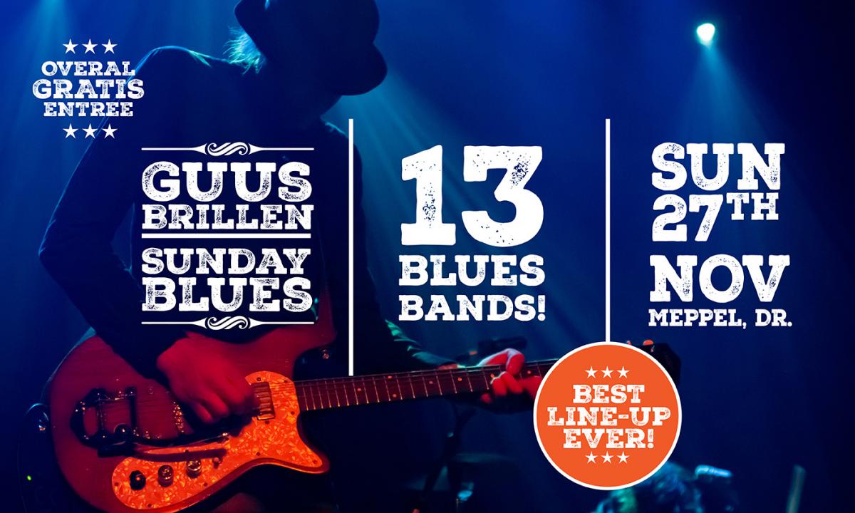 Guus Brillen Sunday Blues - evenement | Ontdek Meppel | Weet wat er speelt. 