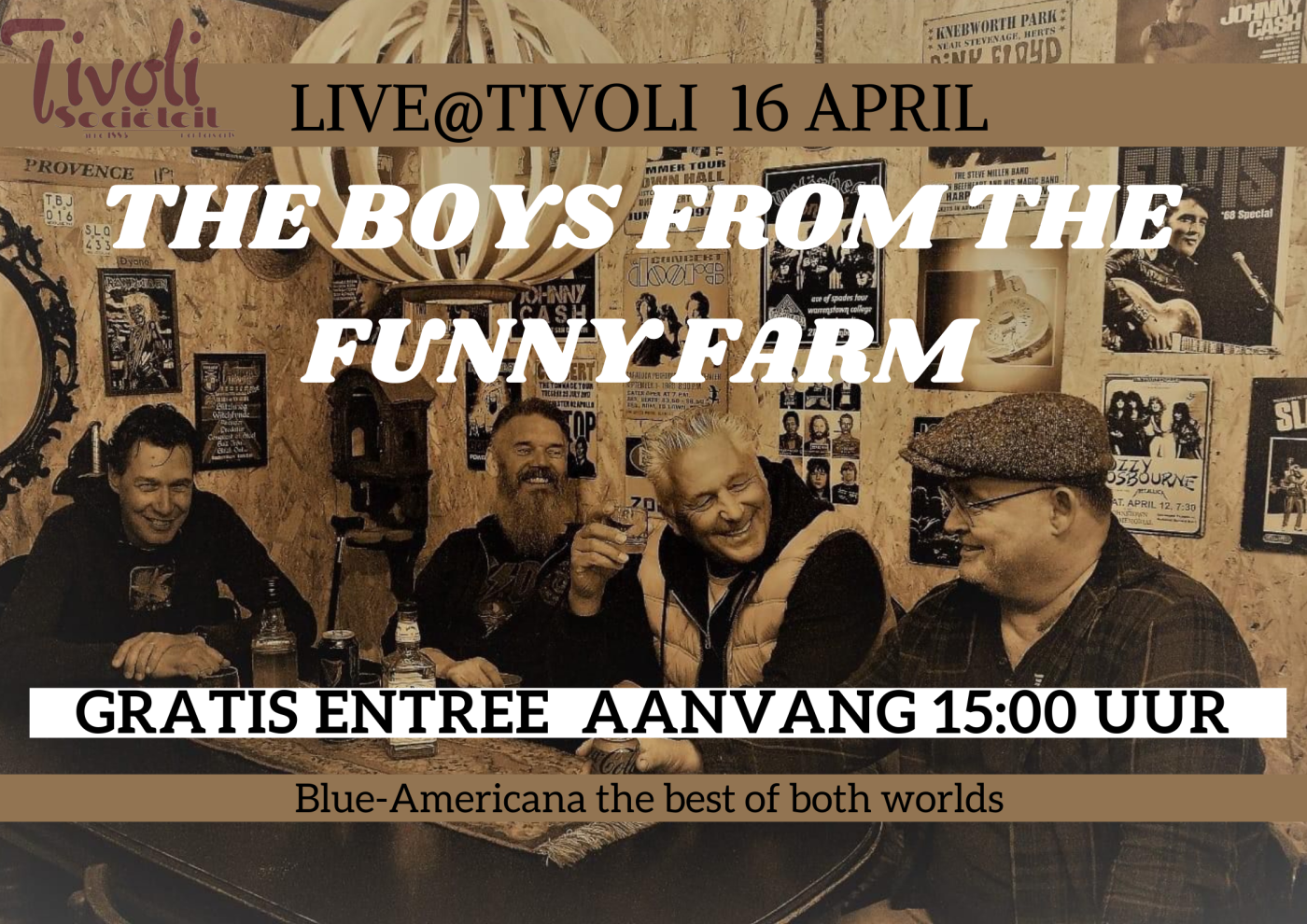 The Boys From The Funny Farm - concerten | Ontdek Meppel | Weet wat er speelt. 